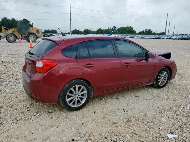  SUBARU IMPREZA 2014 Czerwony