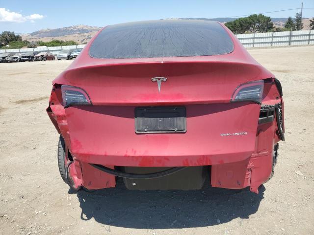  TESLA MODEL Y 2023 Czerwony