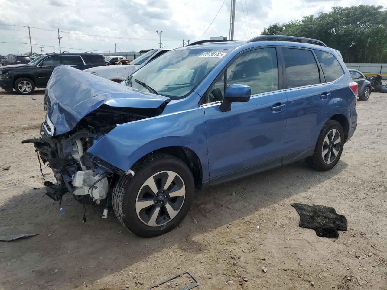 2017 Subaru Forester 2.5I Limited blue null gas JF2SJARC7HH578541 photo #1