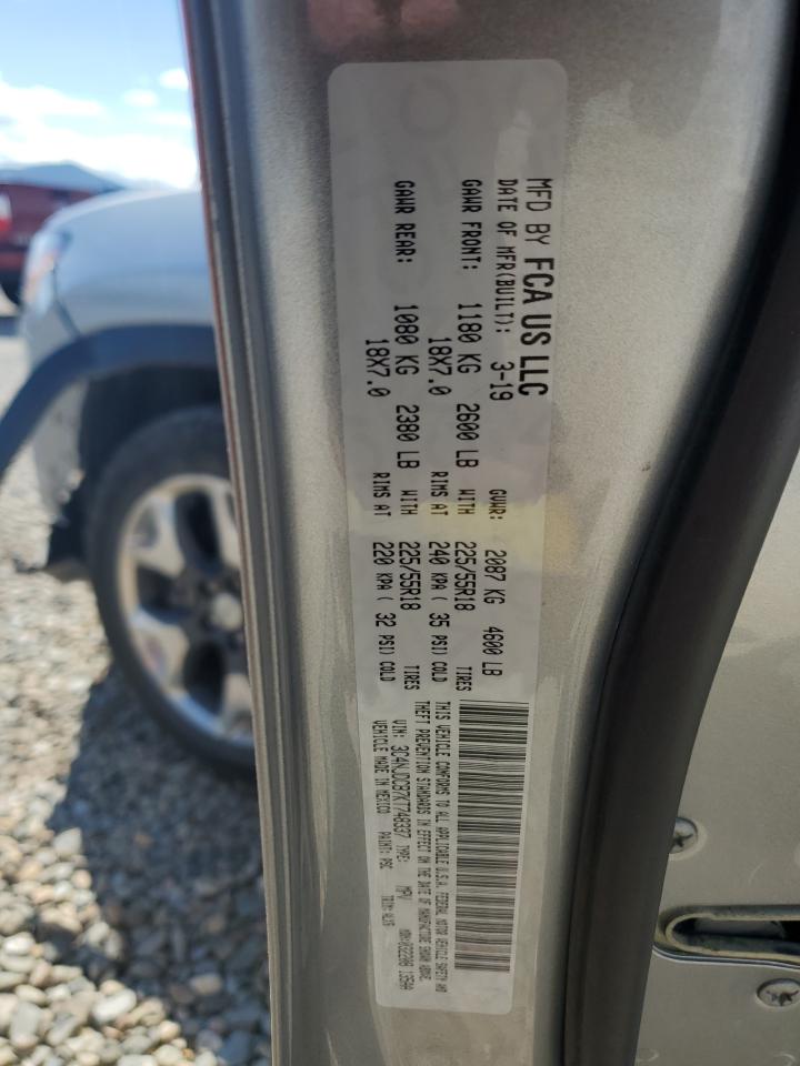 2019 Jeep Compass Limited VIN: 3C4NJDCB7KT748337 Lot: 67238365