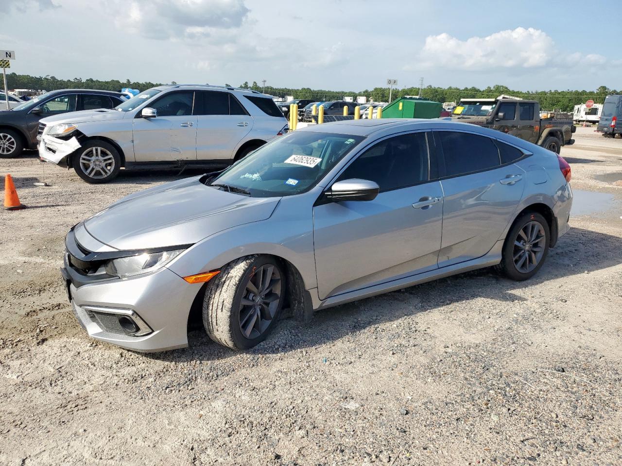 2020 Honda Civic Exl VIN: 19XFC1F71LE025321 Lot: 64062935