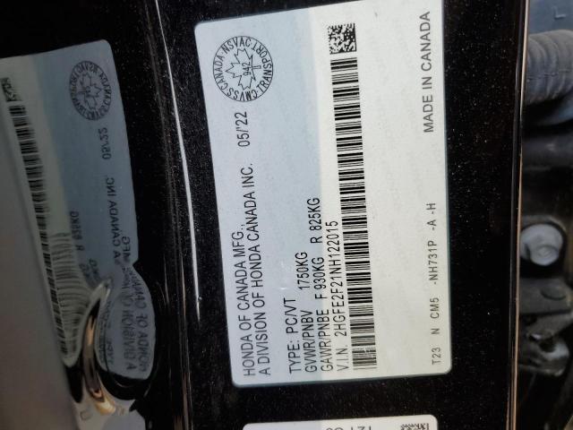 2022 HONDA CIVIC LX  