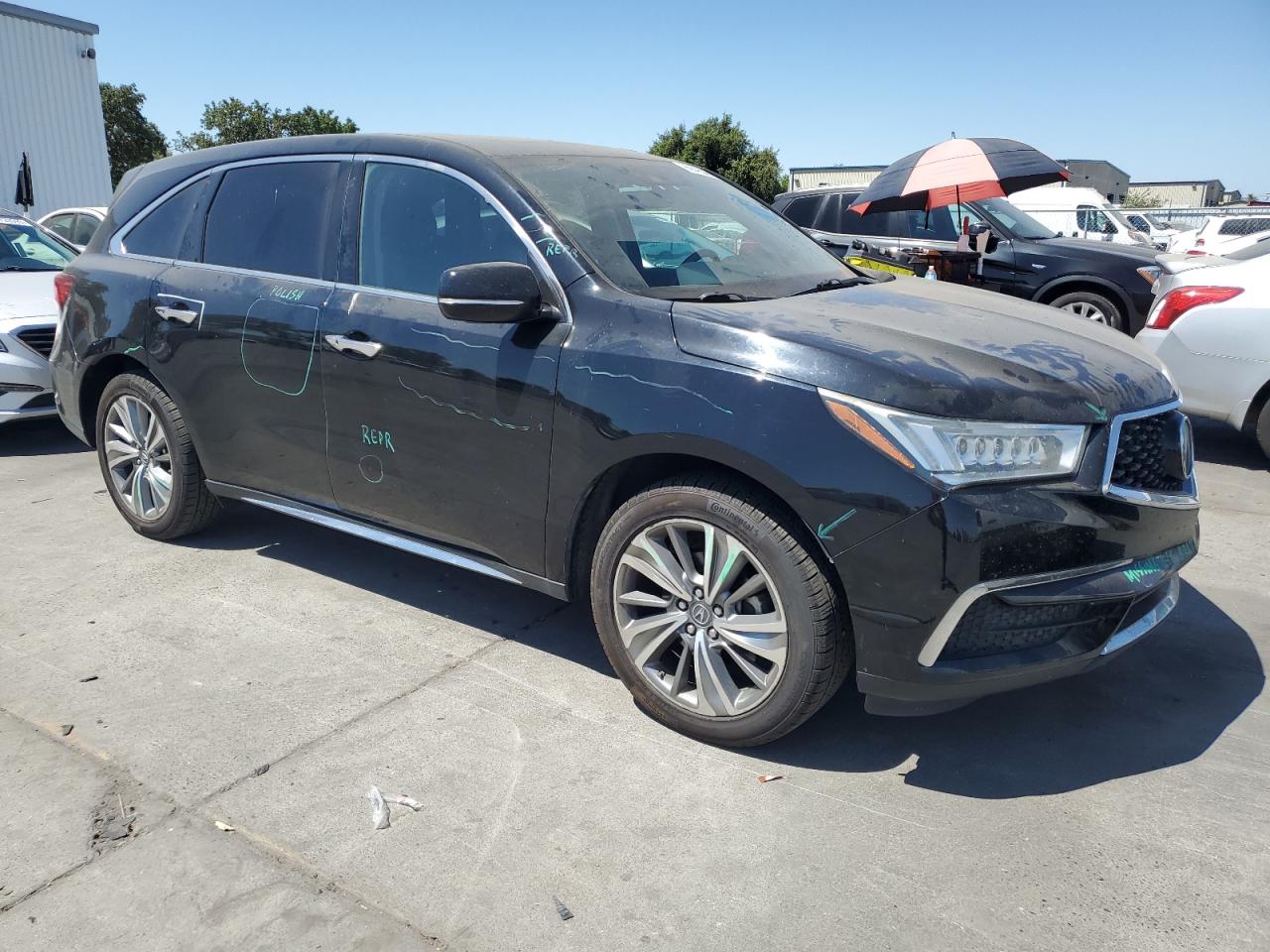 2017 Acura Mdx Technology VIN: 5FRYD4H54HB024666 Lot: 66646545