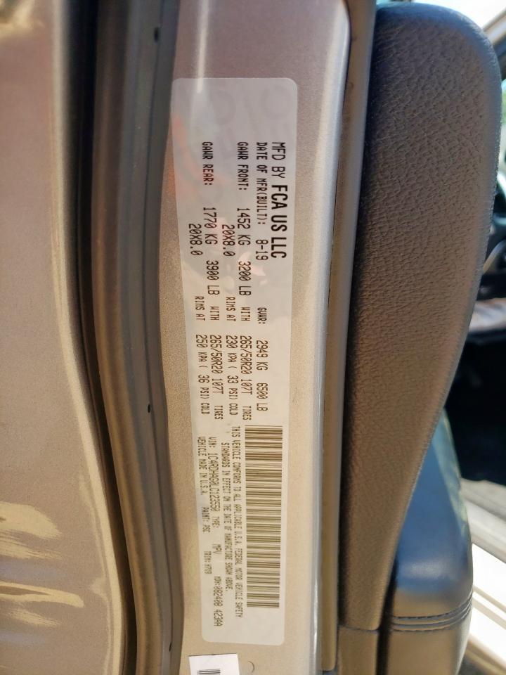 2020 Dodge Durango Sxt VIN: 1C4RDHAG0LC123550 Lot: 66091985