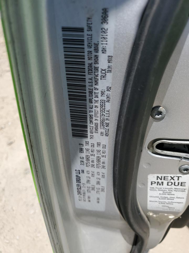 2015 Ram 1500 Slt VIN: 1C6RR6GT5FS529593 Lot: 63841085