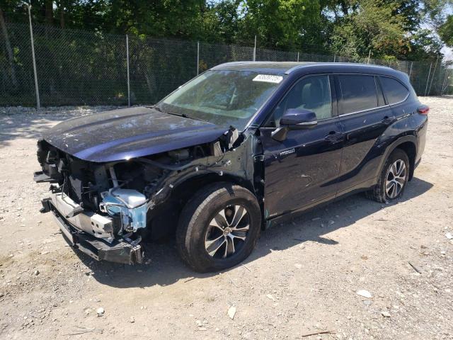  TOYOTA HIGHLANDER 2021 Granatowy