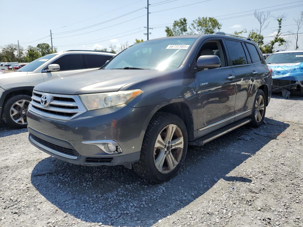 2012 Toyota Highlander Limited VIN: 5TDYK3EH5CS076246 Lot: 66735585