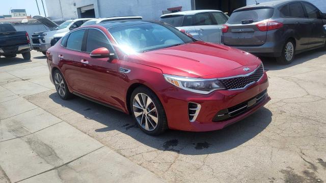 Sedans KIA OPTIMA 2016 Czerwony