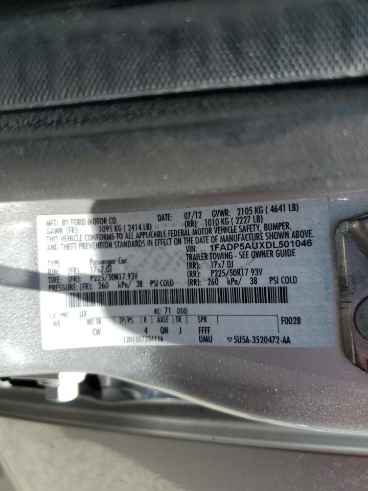 2013 Ford C-Max Se VIN: 1FADP5AUXDL501046 Lot: 64307035