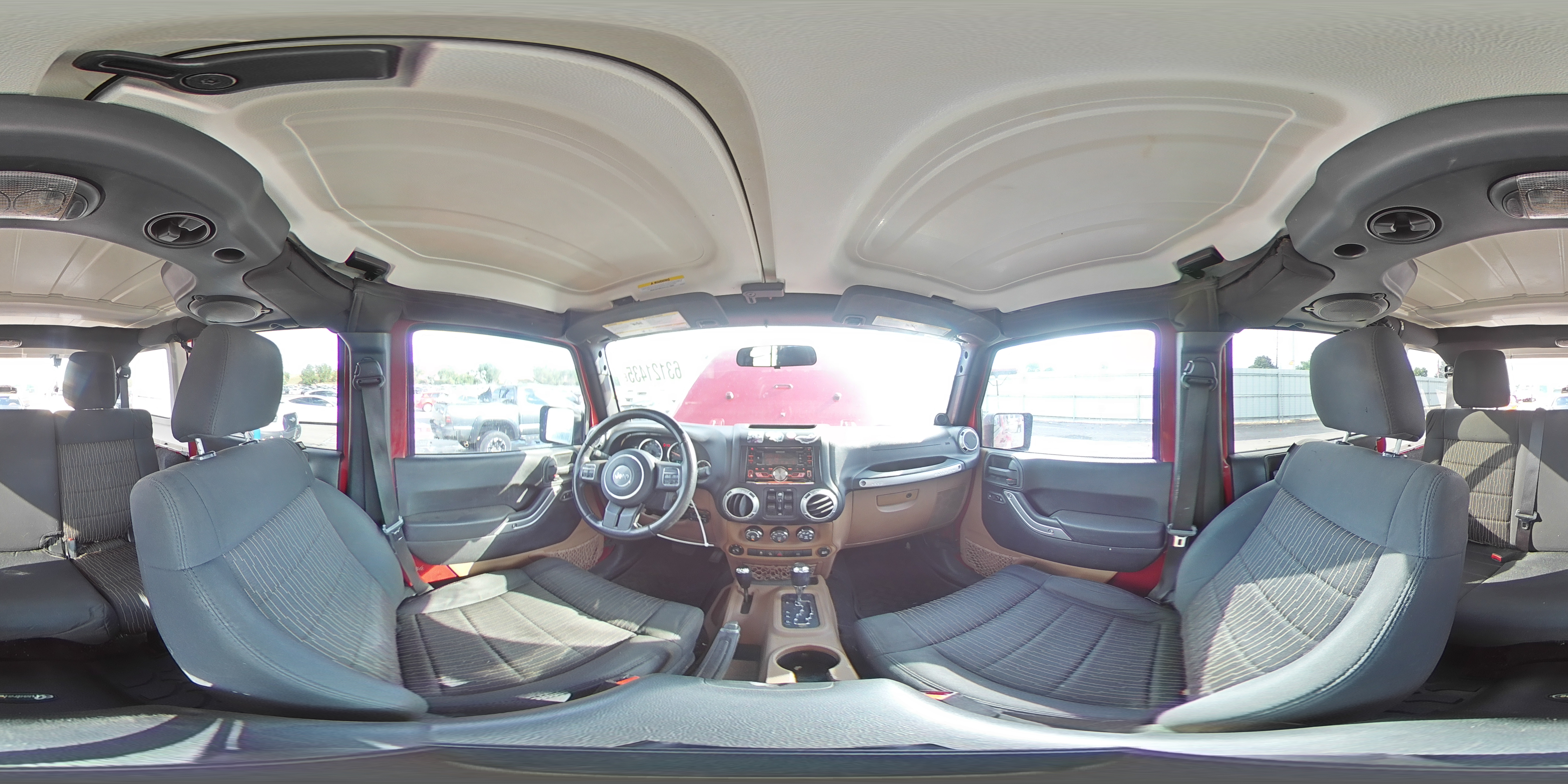 2012 Jeep Wrangler Unlimited Sahara VIN: 1C4HJWEG3CL195832 Lot: 63121435