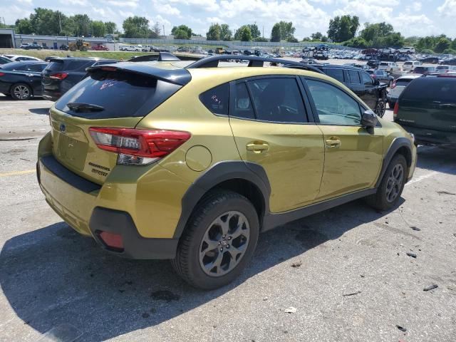  SUBARU CROSSTREK 2021 Żółty
