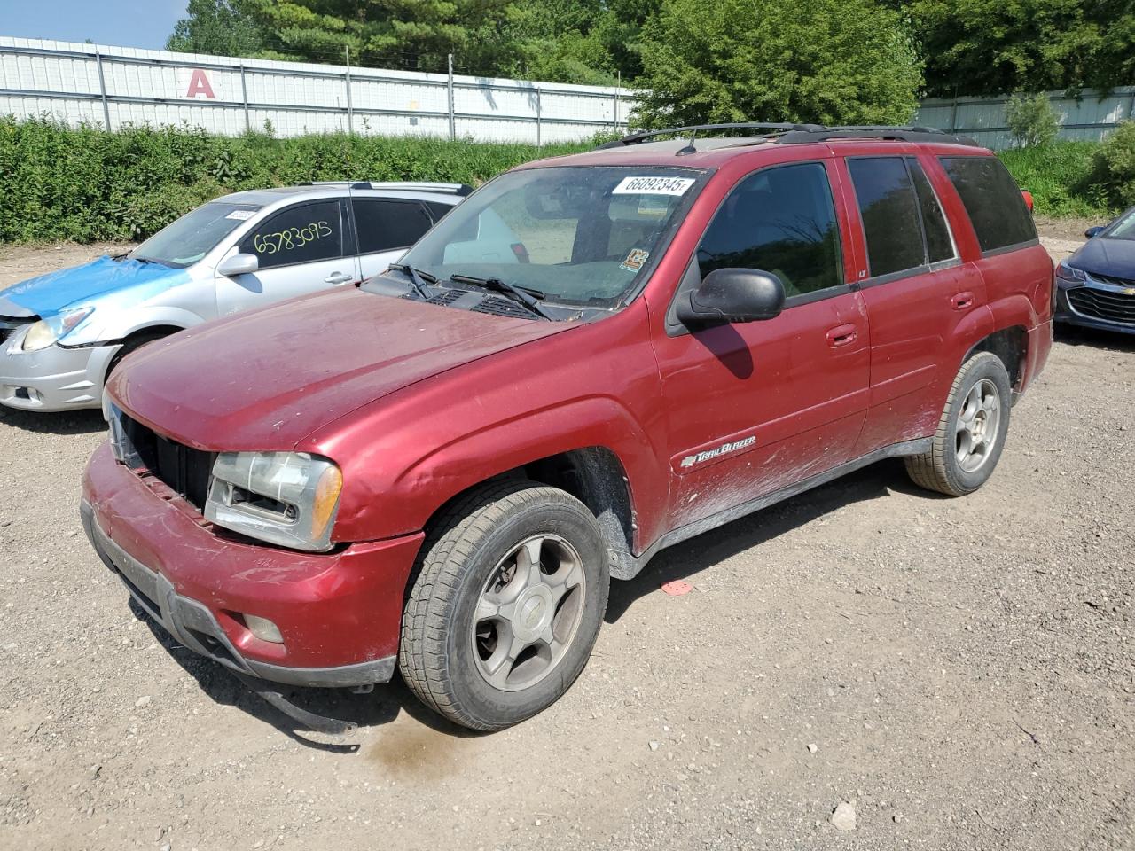 1gndt13s142373318 1GNDT13S142373318 2004 Chevrolet Trailblazer Ls