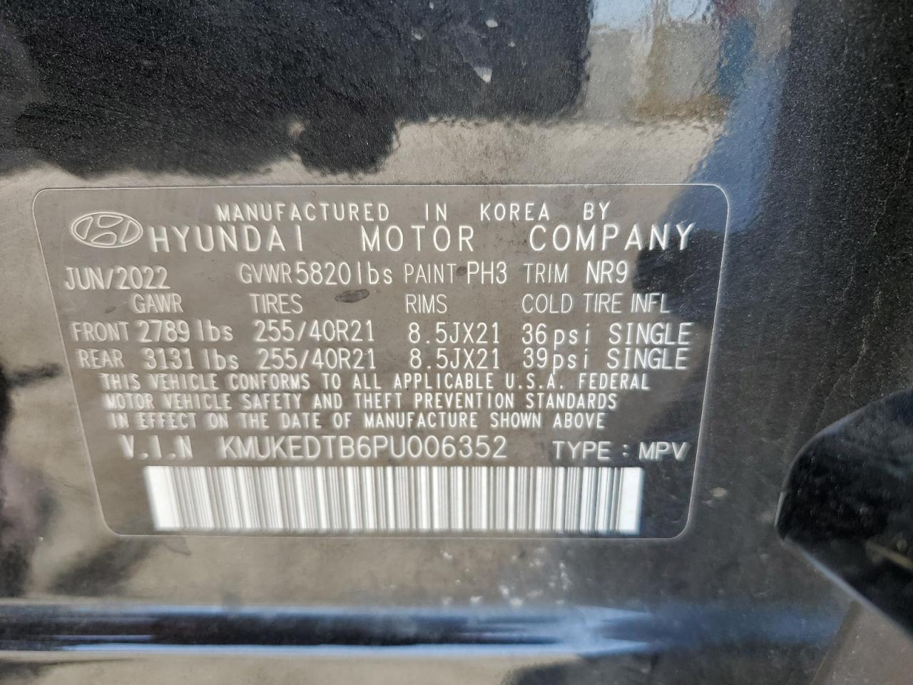 2023 Genesis Gv60 Performance VIN: KMUKEDTB6PU006352 Lot: 65010845