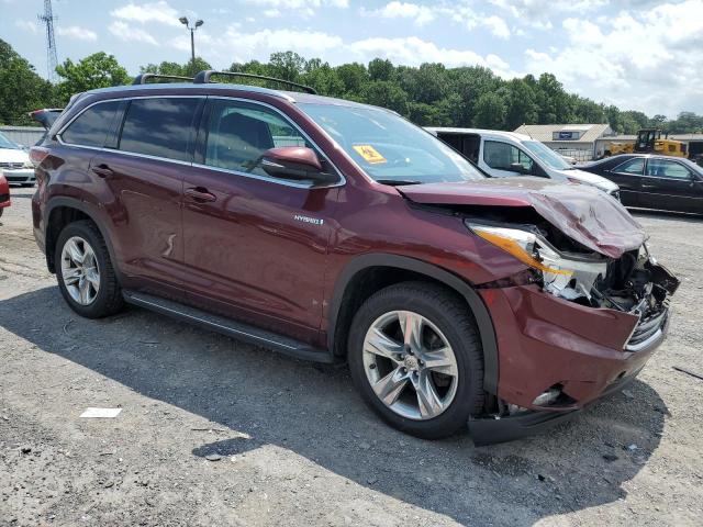  TOYOTA HIGHLANDER 2015 Red