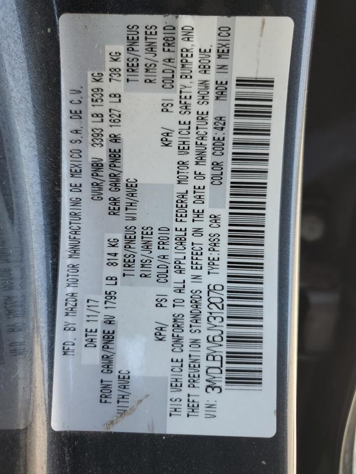 2018 Toyota Yaris Ia VIN: 3MYDLBYV6JY312076 Lot: 63811395