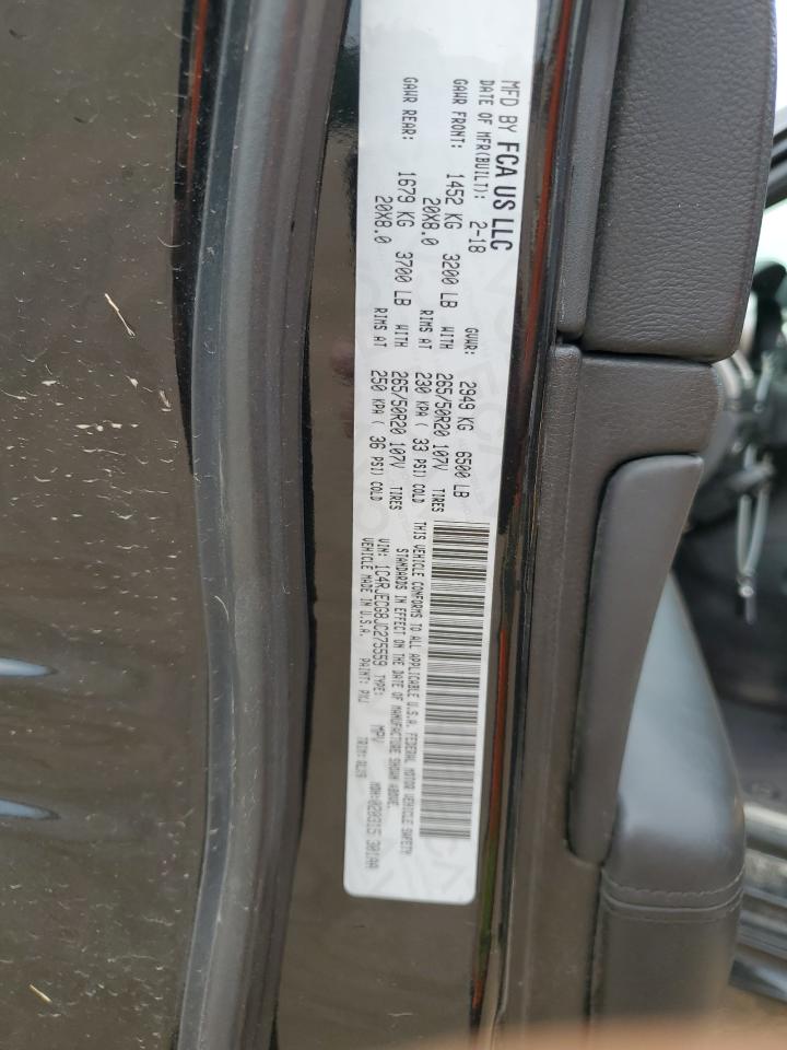 2018 Jeep Grand Cherokee Overland VIN: 1C4RJECG8JC275559 Lot: 64977675