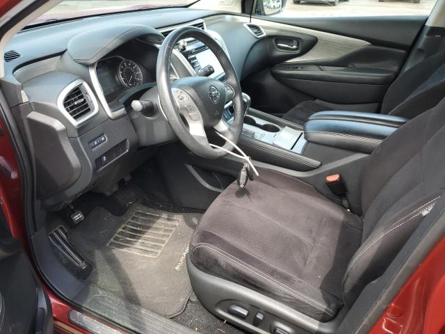  NISSAN MURANO 2017 Czerwony