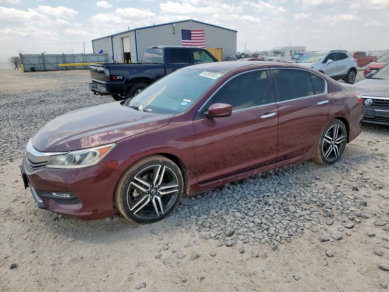  HONDA ACCORD 2017 Burgundy