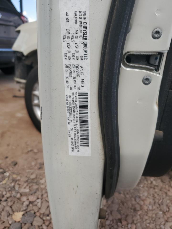 2013 Dodge Journey Sxt VIN: 3C4PDCBG6DT560838 Lot: 65024495