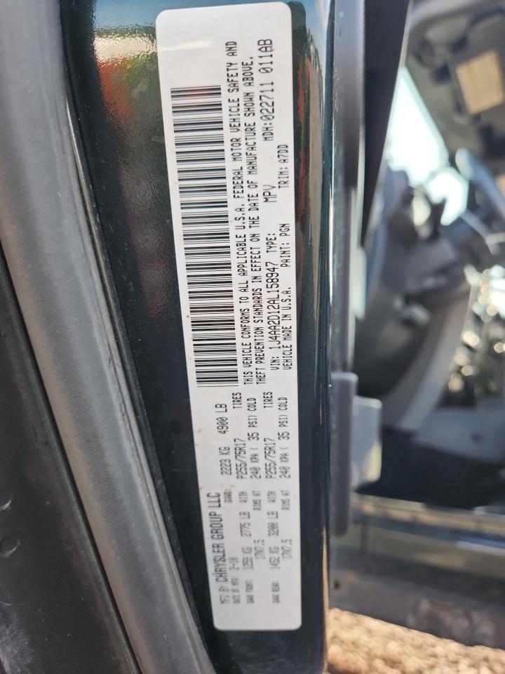 2010 Jeep Wrangler Sport VIN: 1J4AA2D12AL158947 Lot: 65050045