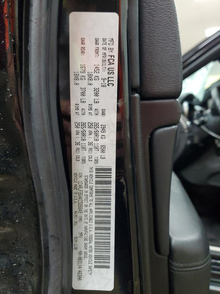 2019 Jeep Grand Cherokee Limited VIN: 1C4RJFBG4KC526649 Lot: 64731575