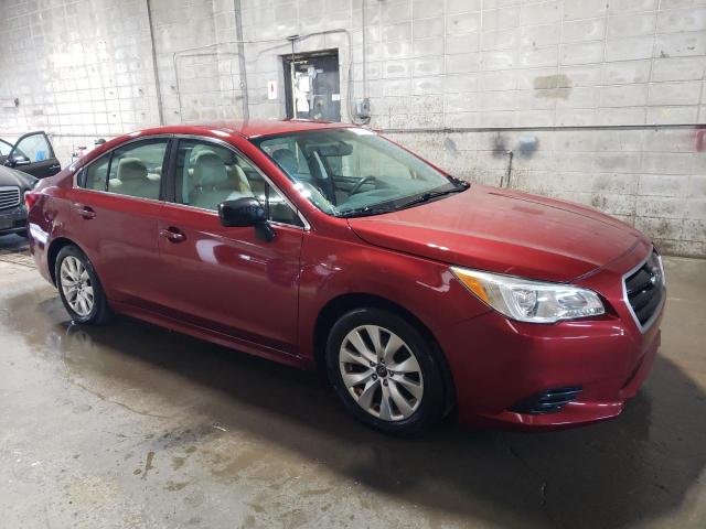 Sedans SUBARU LEGACY 2017 Czerwony