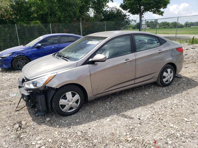  HYUNDAI ACCENT 2017 tan