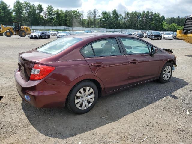  HONDA CIVIC 2012 Burgundy