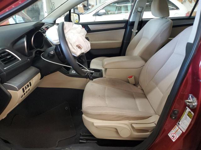  SUBARU OUTBACK 2019 Red
