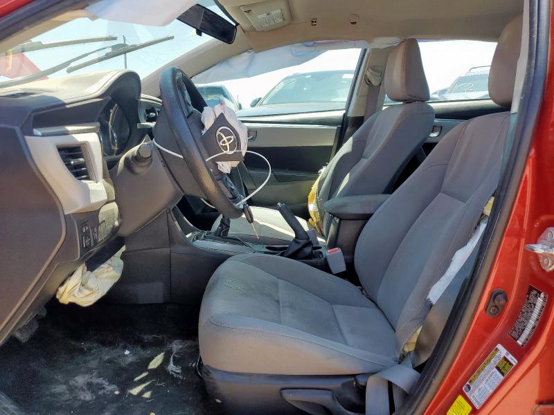  TOYOTA COROLLA 2015 Red