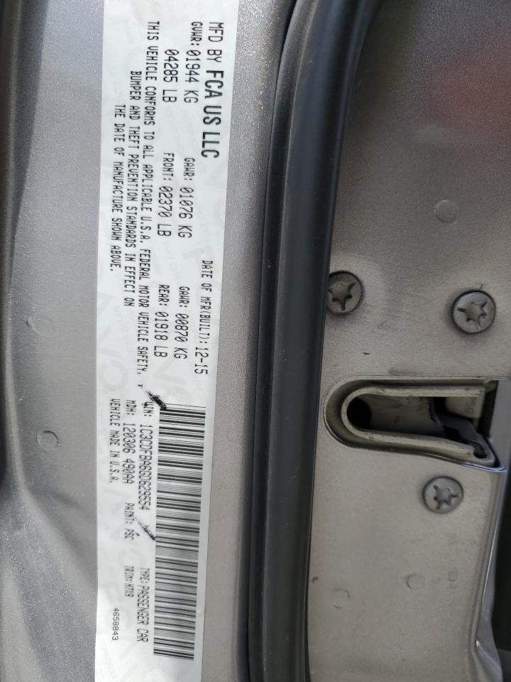 2016 Dodge Dart Sxt VIN: 1C3CDFBA6GD629554 Lot: 65434795