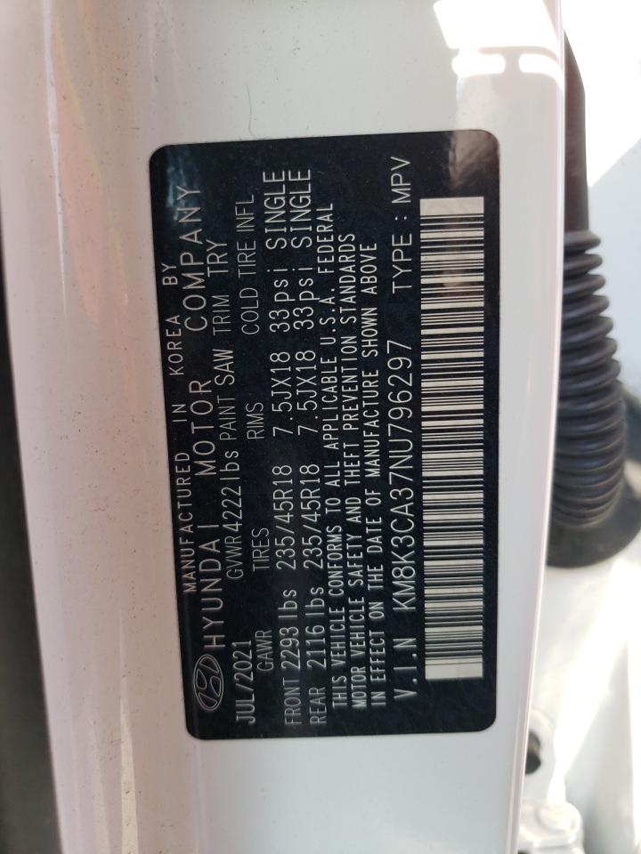km8k3ca37nu796297 KM8K3CA37NU796297 2022 Hyundai Kona N Line