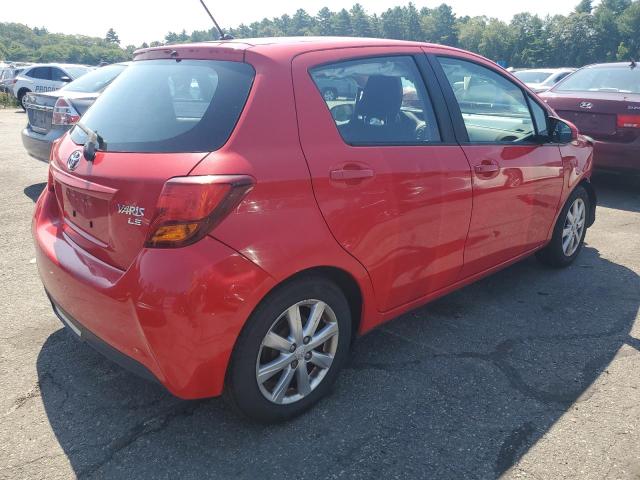Hatchbacks TOYOTA YARIS 2016 Czerwony