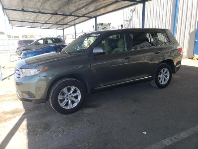  TOYOTA HIGHLANDER 2012 Zielony