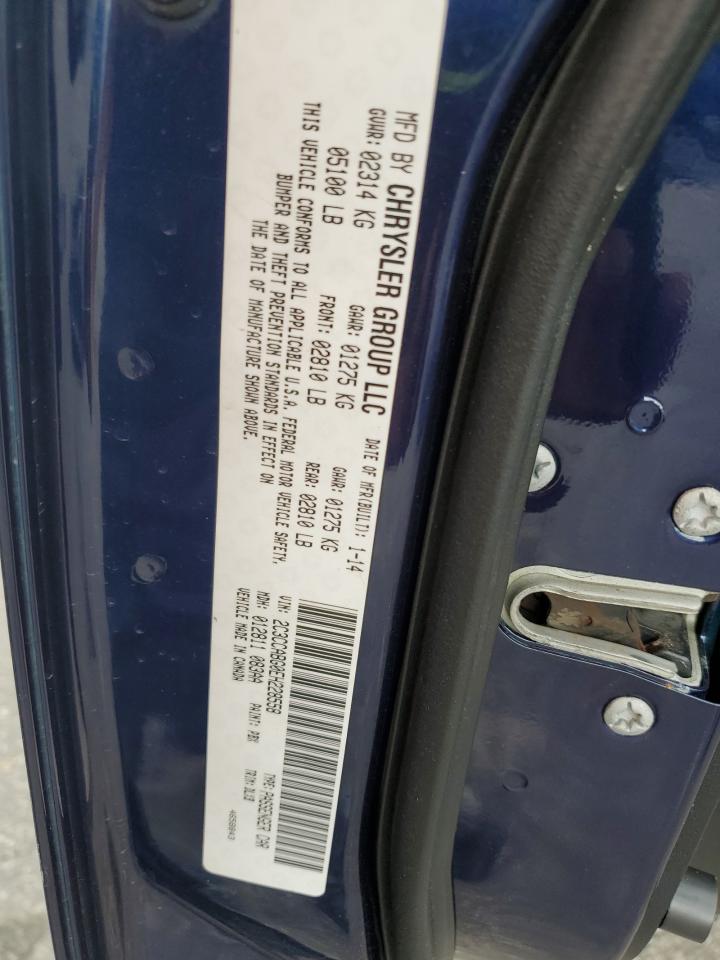2014 Chrysler 300 S VIN: 2C3CCABG0EH228558 Lot: 65129665