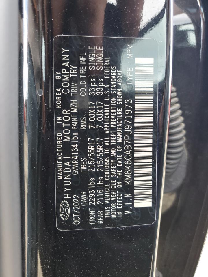 2023 Hyundai Kona Sel VIN: KM8K6CAB7PU971973 Lot: 63486945