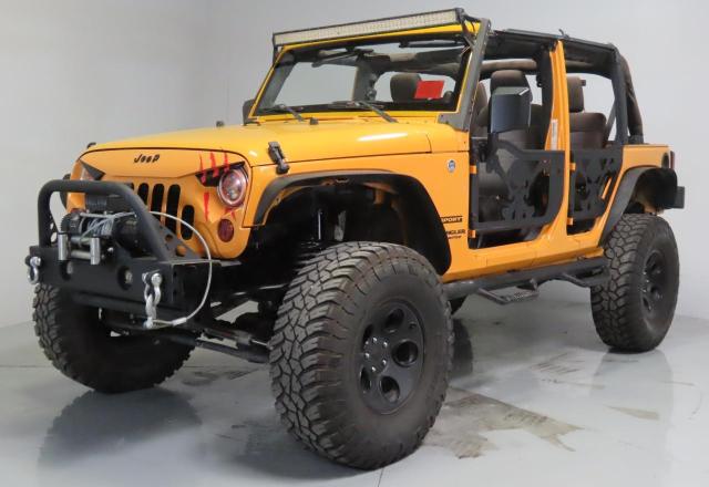 Parquets JEEP WRANGLER 2012 Pomarańczowy