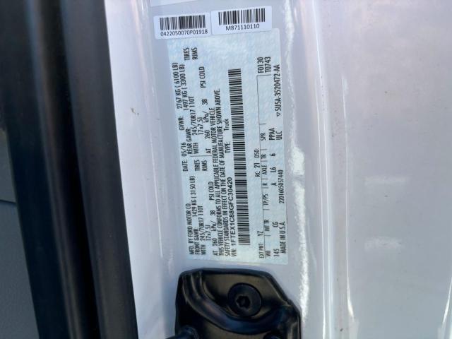 2016 FORD F150 SUPER CAB  