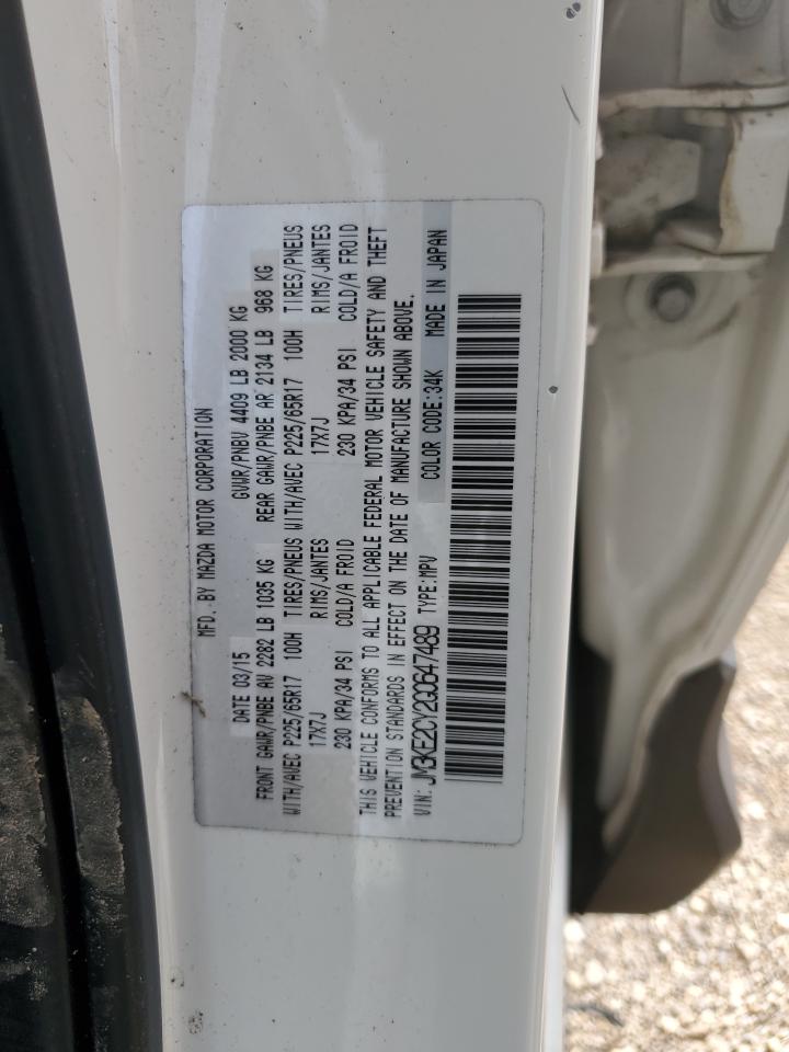 2016 Mazda Cx-5 Touring VIN: JM3KE2CY2G0647489 Lot: 64447675