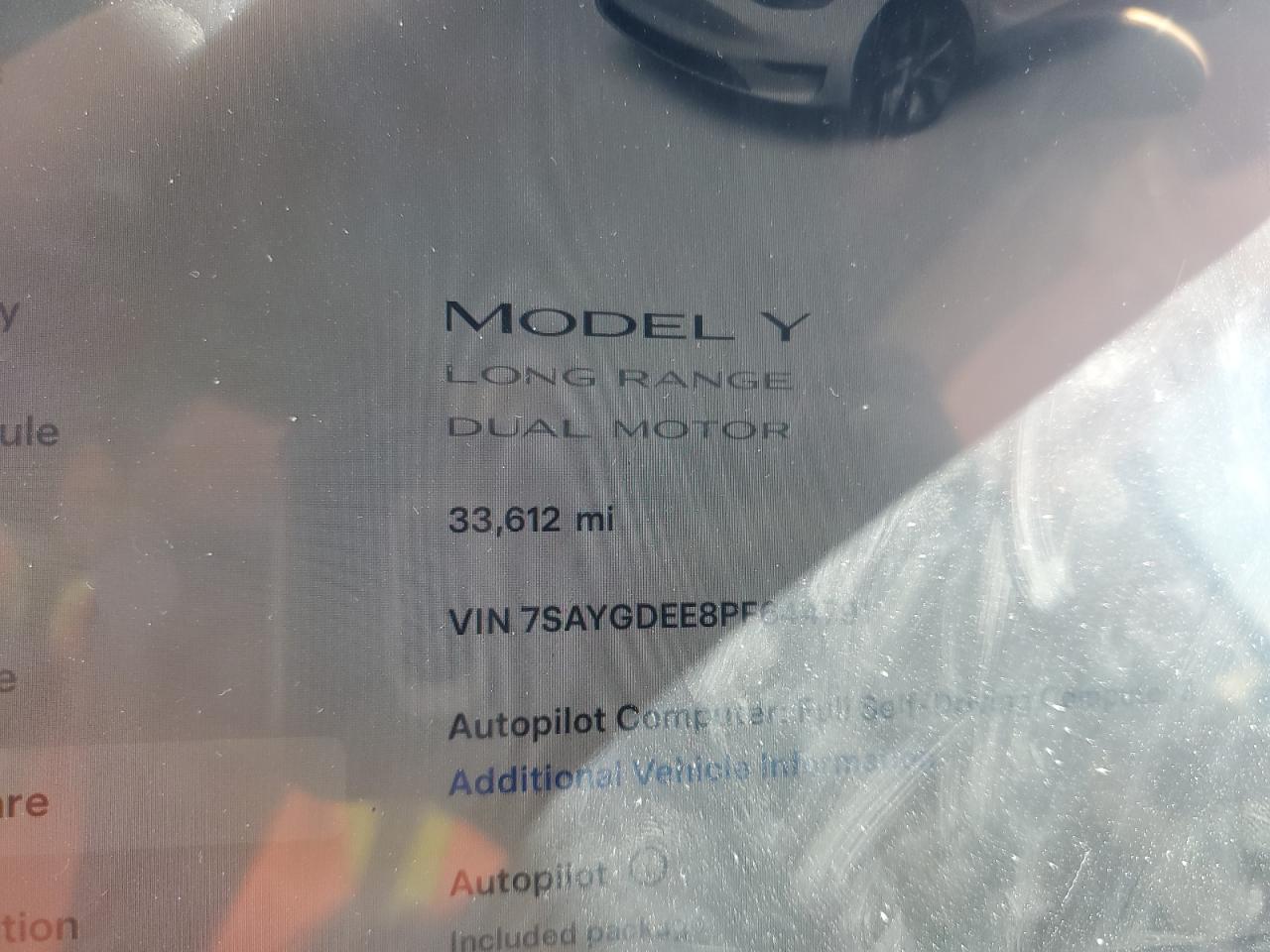 2023 Tesla Model Y VIN: 7SAYGDEE8PF644791 Lot: 64689735