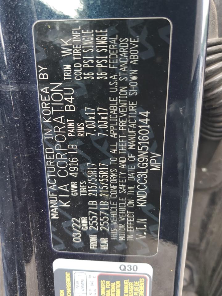 kndcc3lg9n5160144 KNDCC3LG9N5160144 2022 Kia Niro S