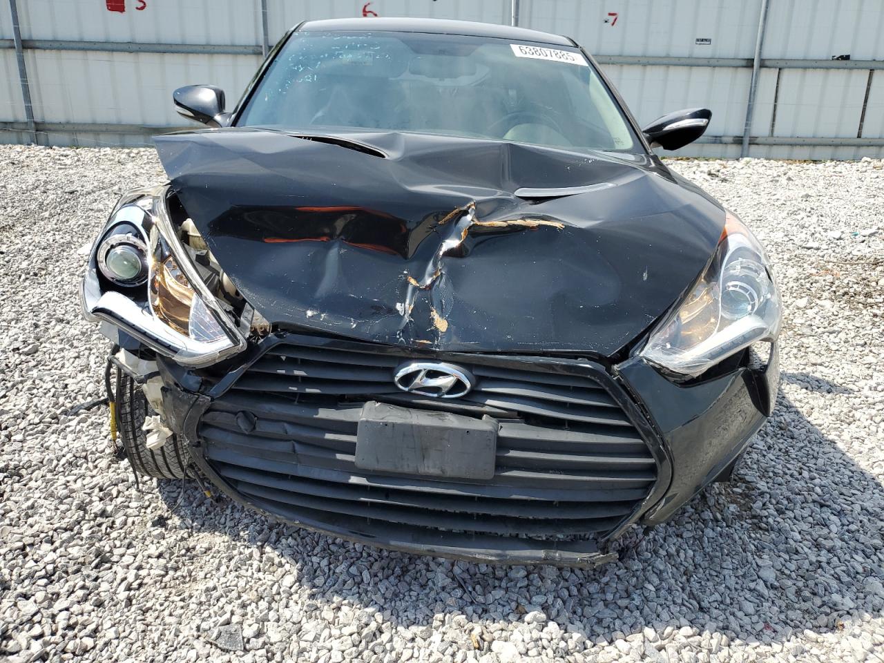 2015 Hyundai Veloster Turbo VIN: KMHTC6AE3FU229433 Lot: 63807885