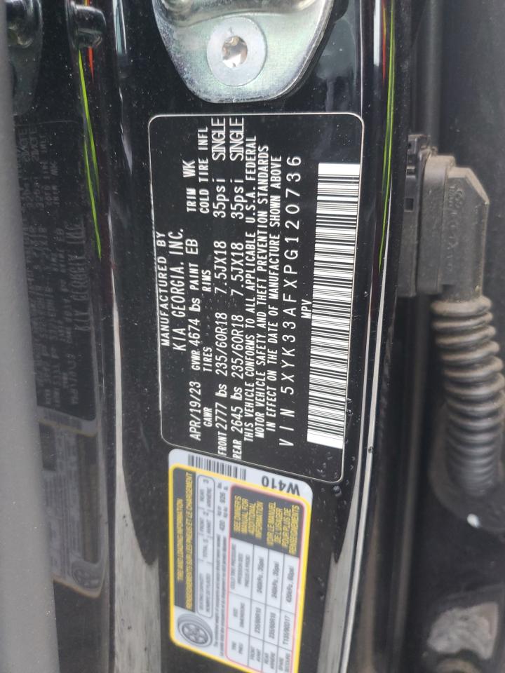 5xyk33afxpg120736 5XYK33AFXPG120736 2023 Kia Sportage Ex