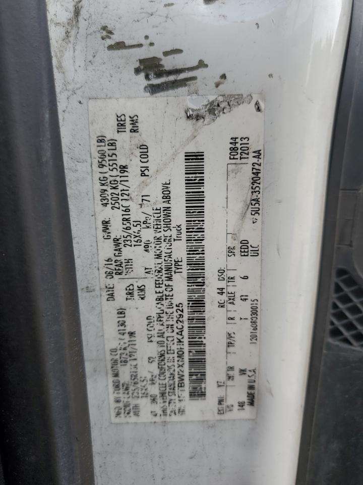 2017 Ford Transit T-350 VIN: 1FTBW2XM0HKA02925 Lot: 64461725