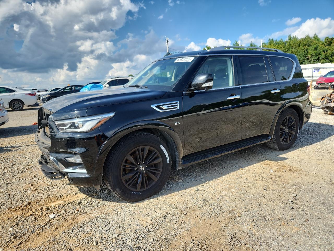 2020 Infiniti Qx80 Luxe black null gas JN8AZ2NF0L9704500 photo #1