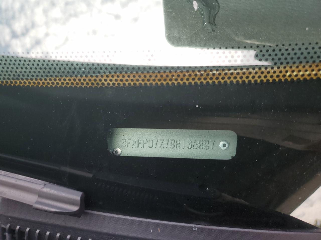 2008 Ford Fusion Se VIN: 3FAHP07Z78R136887 Lot: 64743985