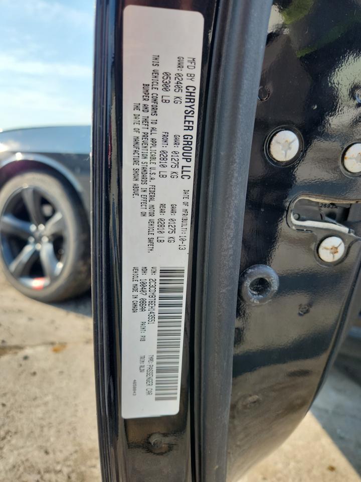 2014 Dodge Challenger R/T VIN: 2C3CDYBT6EH143551 Lot: 66687575