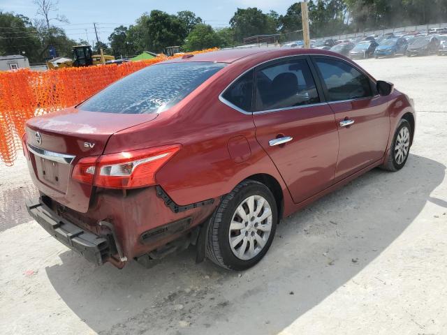  NISSAN SENTRA 2016 Красный