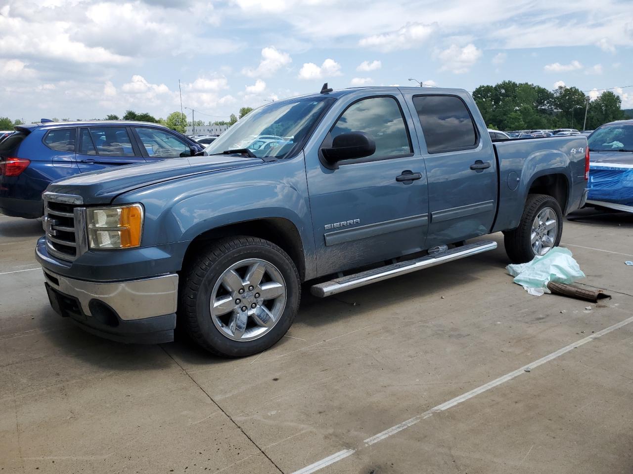 2013 GMC Sierra K1500 Sle blue null flexible 3GTP2VE74DG148682 photo #1