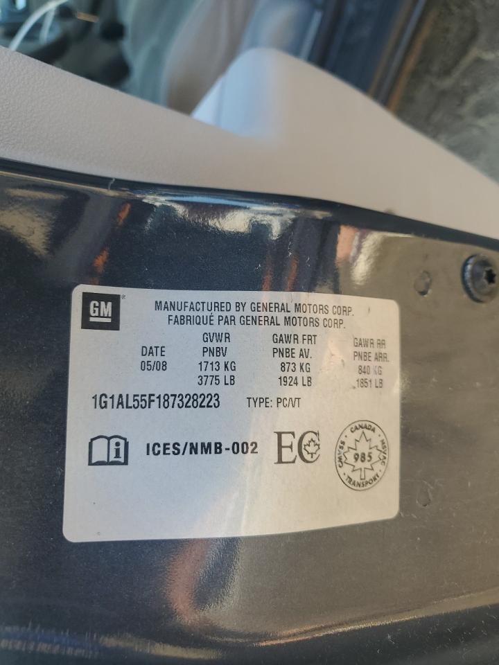 2008 Chevrolet Cobalt Lt VIN: 1G1AL55F187328223 Lot: 66131115